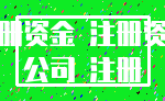 注册资金 注册资本_公司 注册