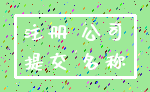 注册 公司_提交 名称