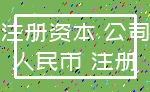 注册资本 公司_人民币 注册