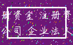 注册资金 注册资本_公司 企业法人