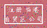注册 临港_自贸区 公司