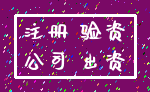 注册 验资_公司 出资