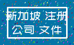 新加坡 注册_公司 文件