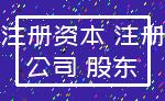 注册资本 注册_公司 股东