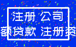 注册 公司_小额贷款 注册资本