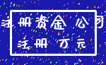 注册资金 公司_注册 万元