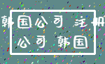 韩国公司 注册_公司 韩国