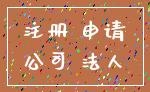 注册 申请_公司 法人