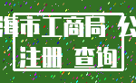 上海市工商局 公司_注册 查询