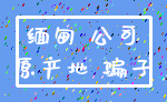 缅甸 公司_原产地 骗子