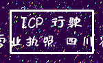 ICP 行驶_营业执照 四川省
