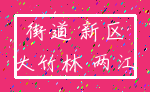 街道 新区_大竹林 两江