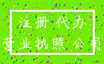 注册 代办_营业执照 公司