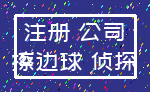 注册 公司_擦边球 侦探