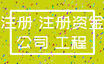 注册 注册资金_公司 工程