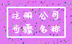 注册 公司_步骤 名称