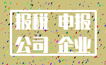 报税 申报_公司 企业