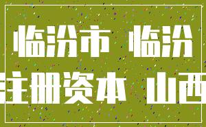 临汾市 临汾_注册资本 山西