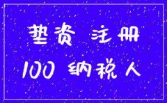 公司注册垫资100万费用