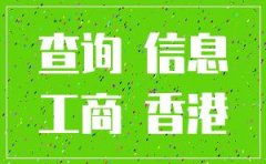 香港公司注册资料查询