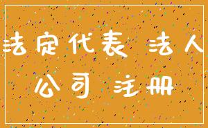 法定代表 法人_公司 注册