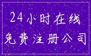 24小时在线_免费注册公司